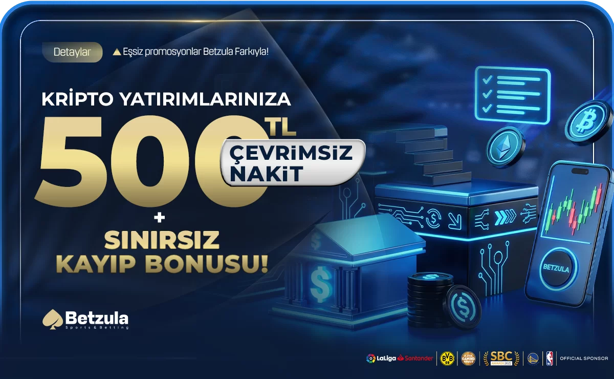 KRİPTO YATIRIMLARINIZA ÖZEL 500₺ NAKİT HEDİYE!
